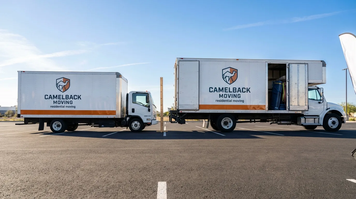 Moving truck size capacity guide in Caribou